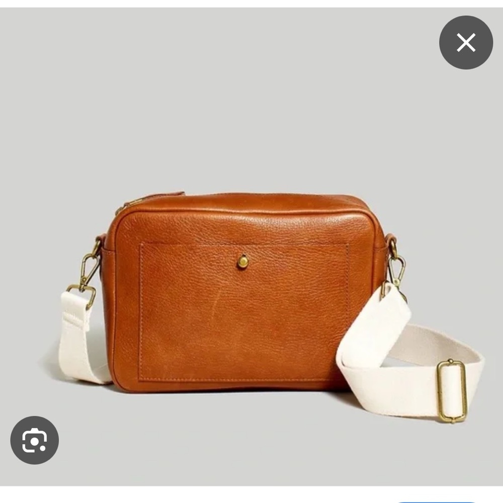 Madewell Tan Leather Crossbody Bag